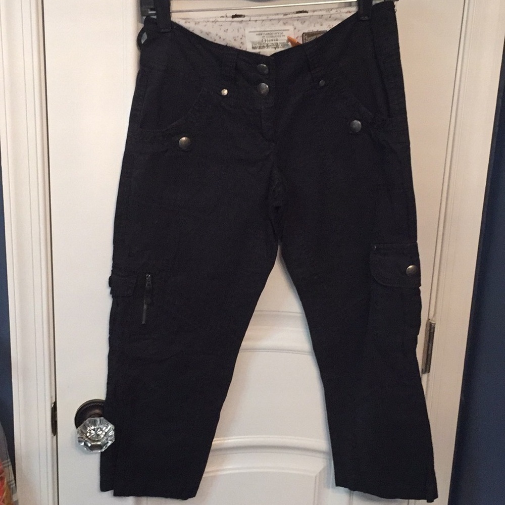 Street One Olivia Cargo Black Pants